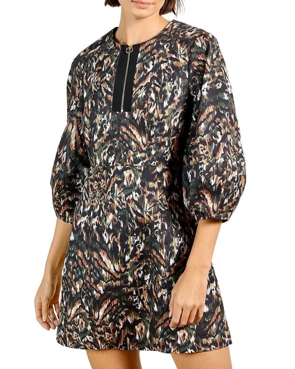 Ted Baker Holiiy Urban Printed Mini Dress Size 4